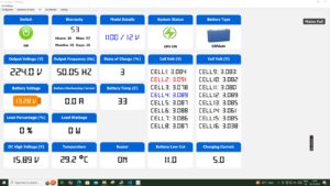 The Control software of BMS and Lithium Inverter